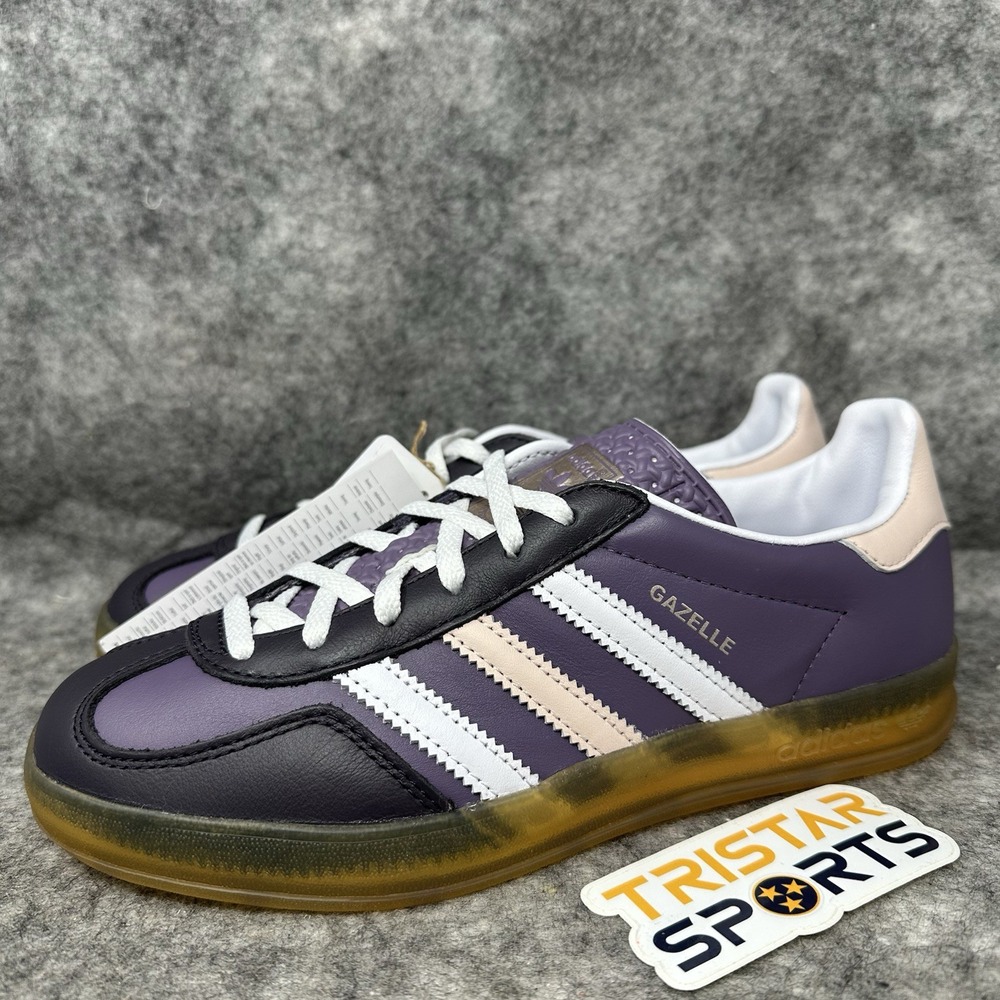 Adidas Gazelle Indoor Shoes Womens Size 8 Shadow Violet Sneakers IE2956